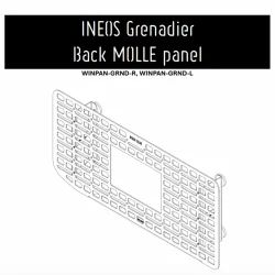 Wewnętrzny panel MOLLE lewy Bison Gear Utility Wagon Ineos Grenadier